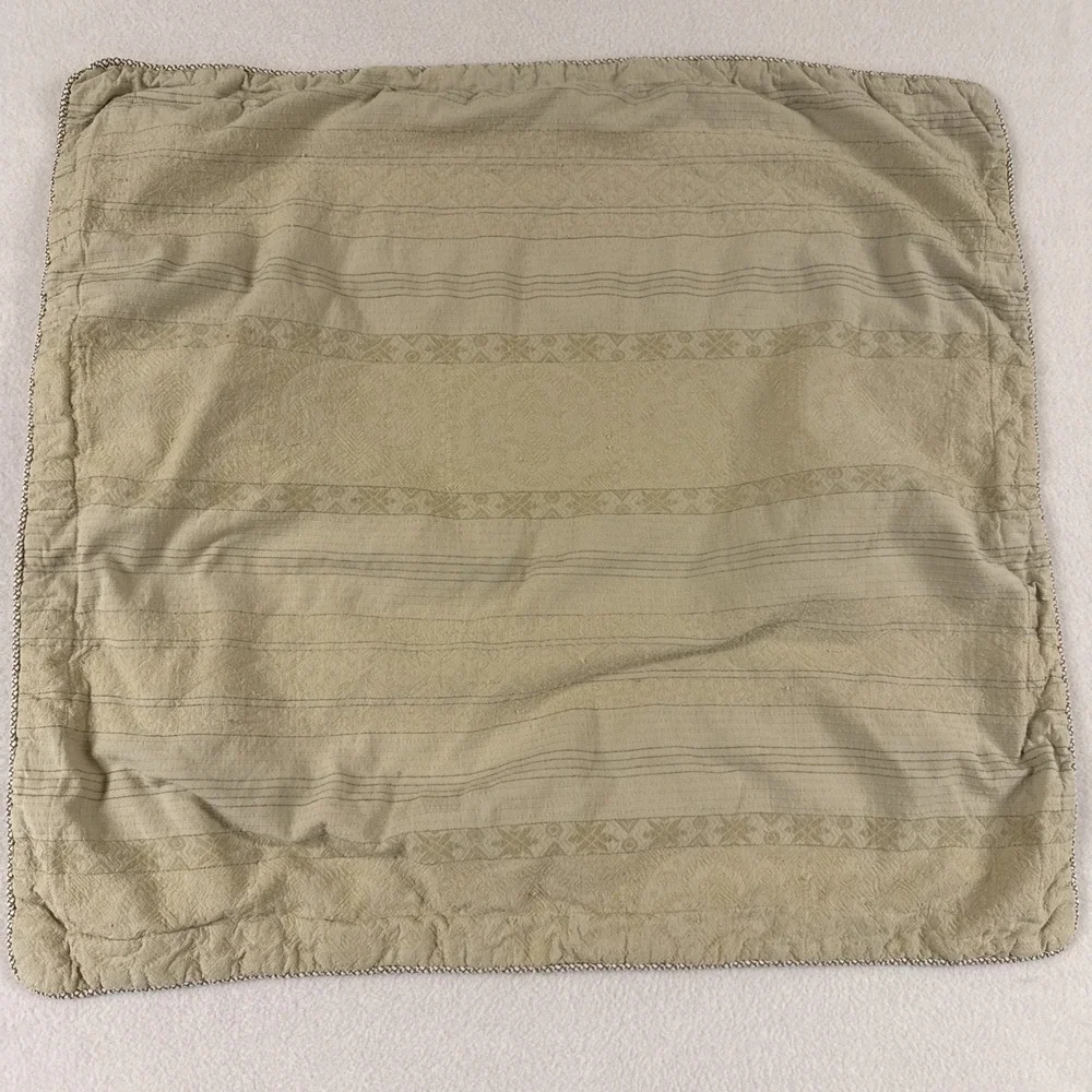 Vtg Ralph Lauren Shams  MARRAKESH Euro Browns Neutrals Fair Condition Flaws‎